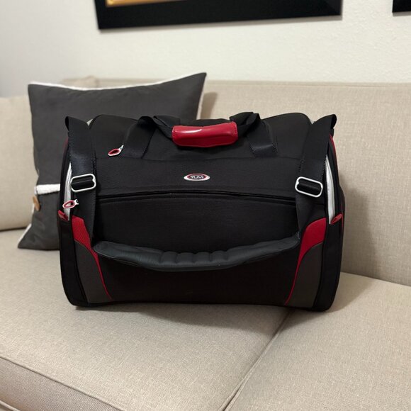 Auth TUMIBallistic Nylon Iconic Duffel Weekender Carry On Travel Bag